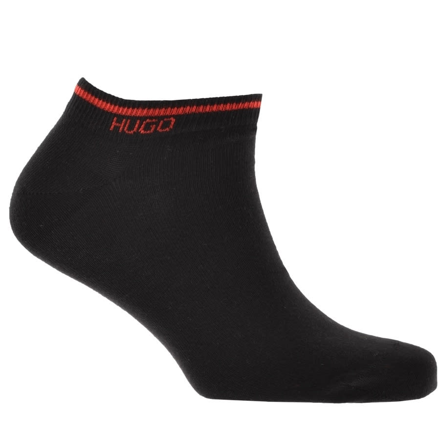Alternative Image for ProductHUGO Double Pack Socks Black2